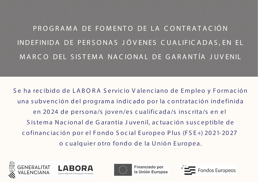 Programa ECOGJU 2024 de fomento de la contratación indefinida de personas jóvenes cualificadas